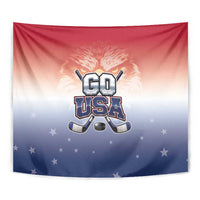 USA Ice Hockey Team Tapestry Go USA Unique Style