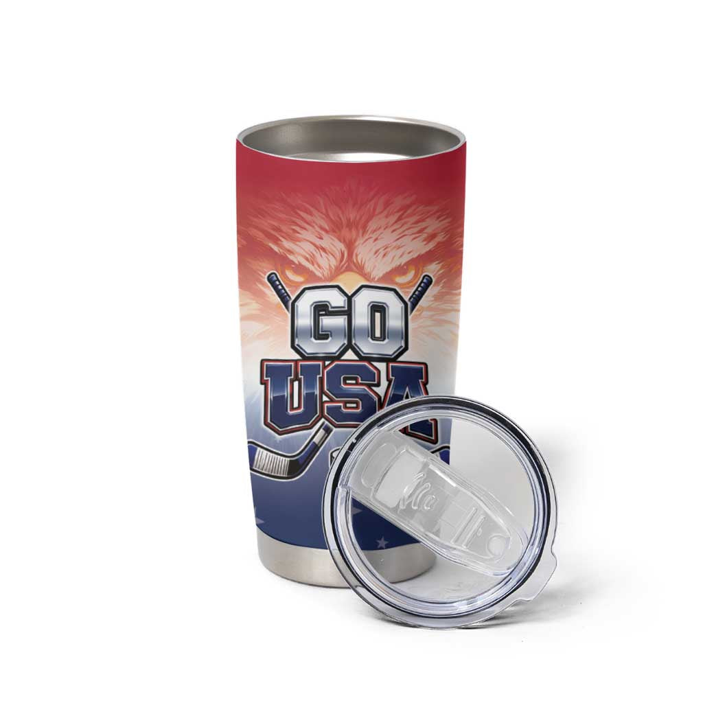 Custom USA Ice Hockey Team Tumbler Cup Go USA Unique Style