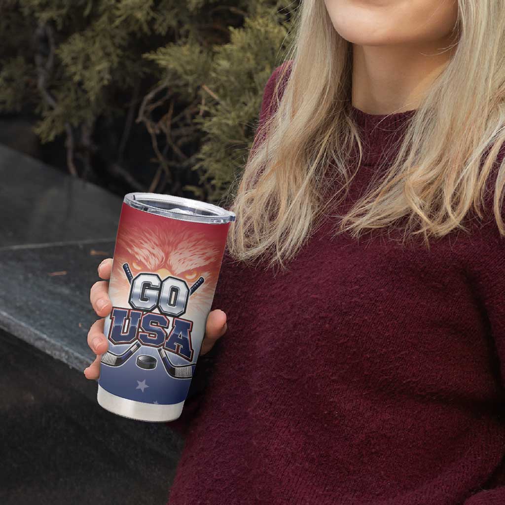 Custom USA Ice Hockey Team Tumbler Cup Go USA Unique Style