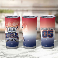 Custom USA Ice Hockey Team Tumbler Cup Go USA Unique Style