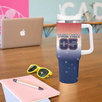 Custom USA Ice Hockey Team Tumbler With Handle Go USA Unique Style