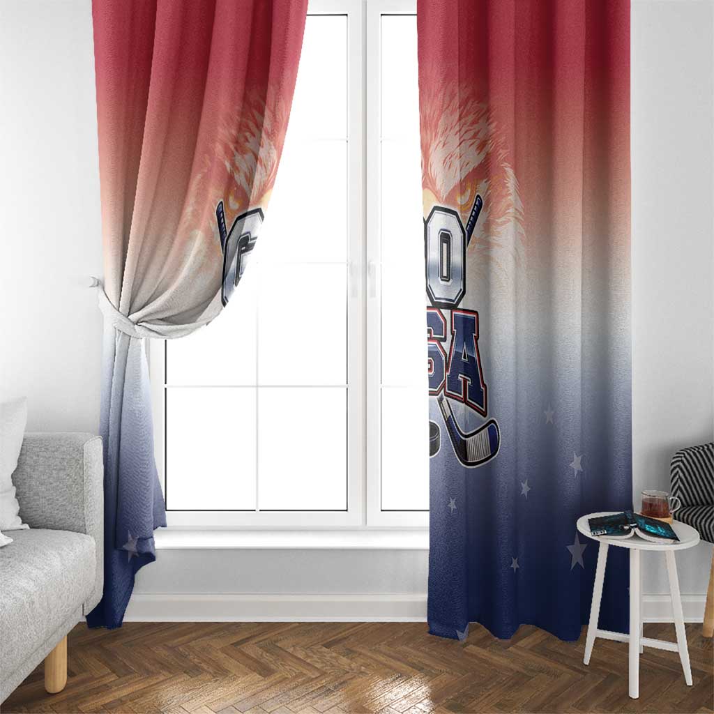 USA Ice Hockey Team Window Curtain Go USA Unique Style