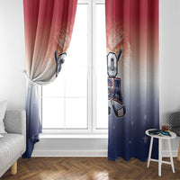 USA Ice Hockey Team Window Curtain Go USA Unique Style