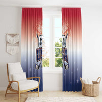 USA Ice Hockey Team Window Curtain Go USA Unique Style