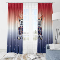 USA Ice Hockey Team Window Curtain Go USA Unique Style