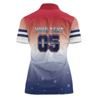 Custom USA Ice Hockey Team Women Polo Shirt Go USA Unique Style