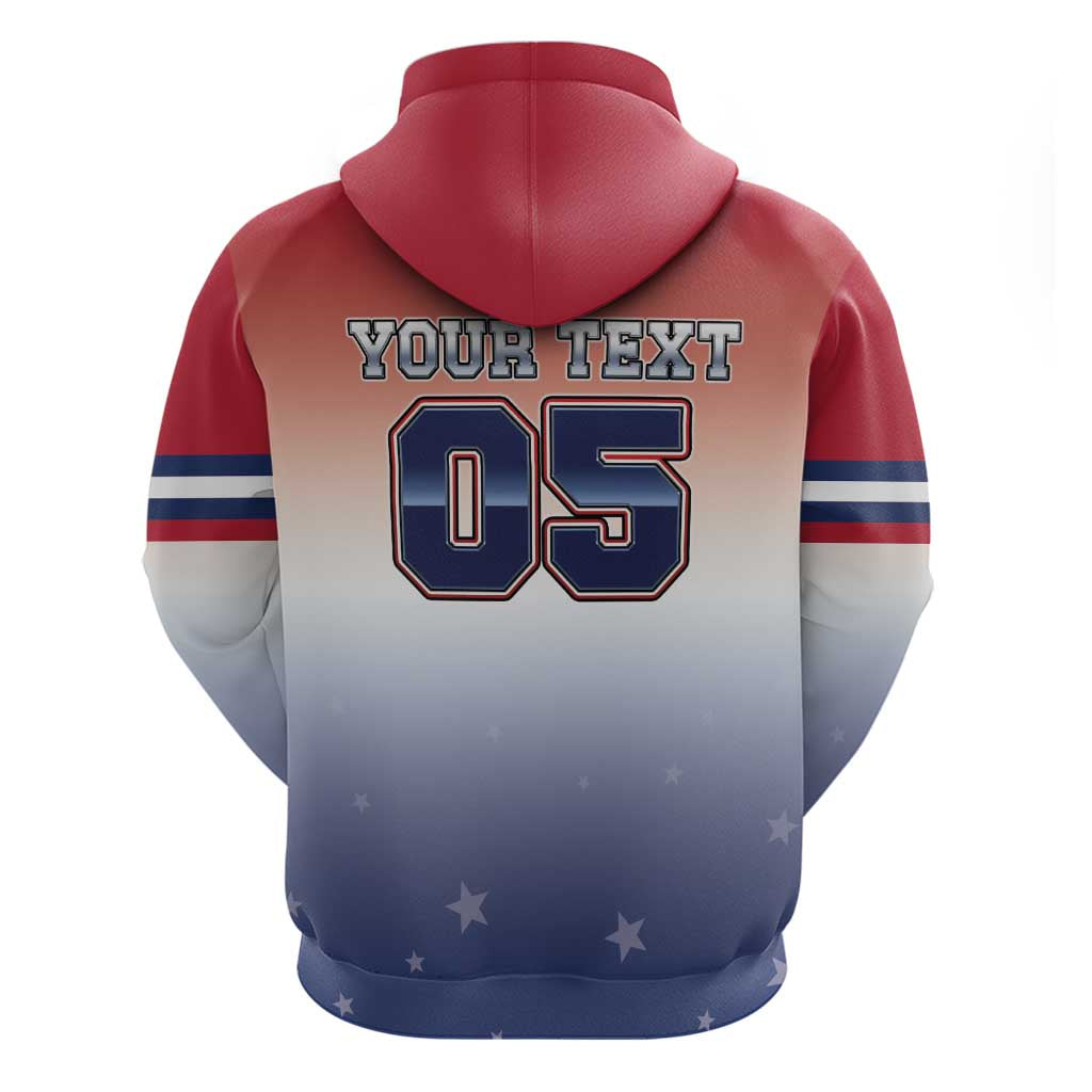 Custom USA Ice Hockey Team Zip Hoodie Go USA Unique Style