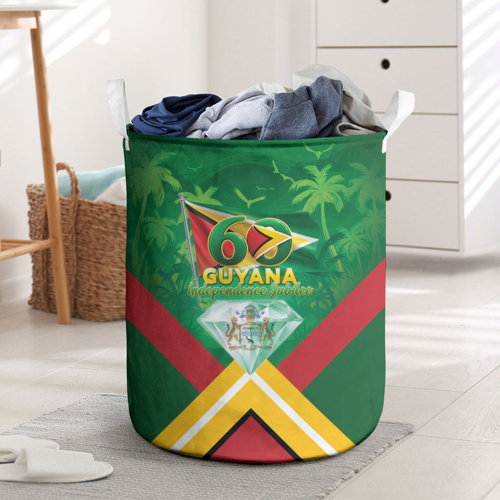 Guyana 60th Independence Diamond Jubilee Laundry Basket