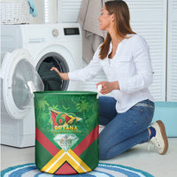Guyana 60th Independence Diamond Jubilee Laundry Basket