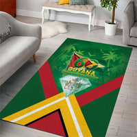 Guyana 60th Independence Diamond Jubilee Area Rug