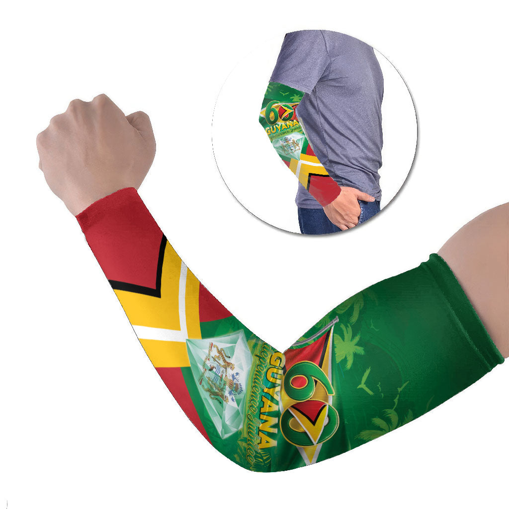 Guyana 60th Independence Diamond Jubilee Arm Sleeves