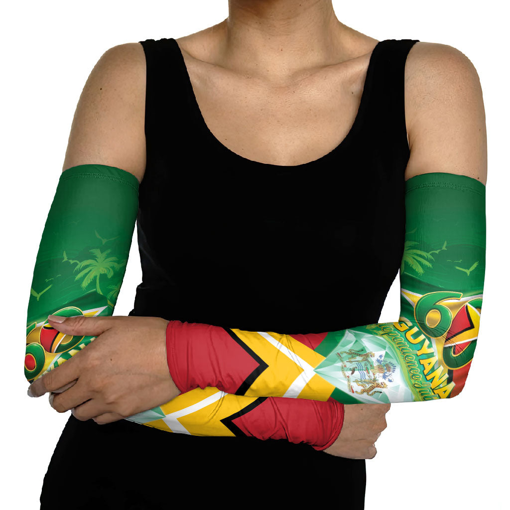Guyana 60th Independence Diamond Jubilee Arm Sleeves