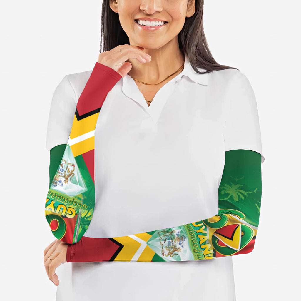 Guyana 60th Independence Diamond Jubilee Arm Sleeves