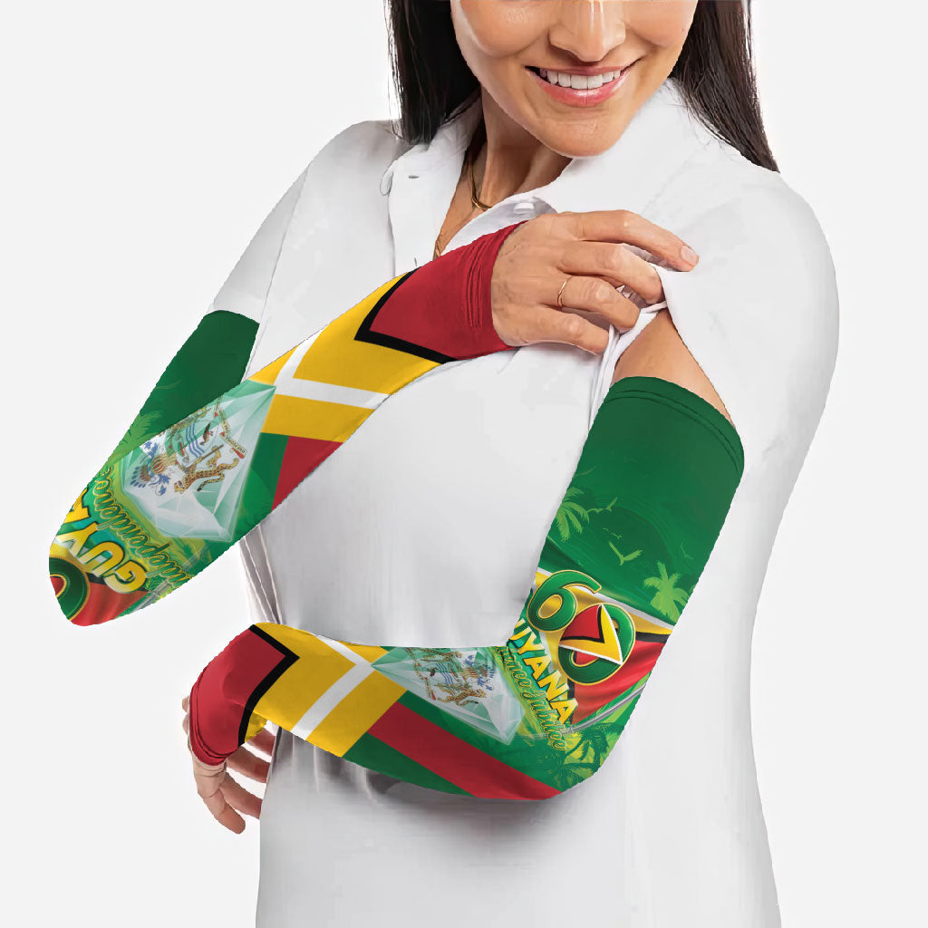 Guyana 60th Independence Diamond Jubilee Arm Sleeves