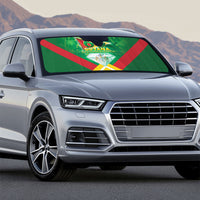 Guyana 60th Independence Diamond Jubilee Auto Sun Shade
