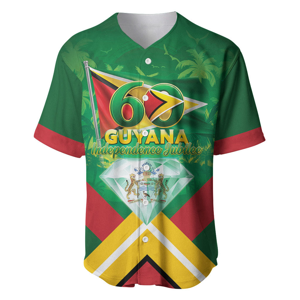 Guyana 60th Independence Diamond Jubilee Baseball Jersey