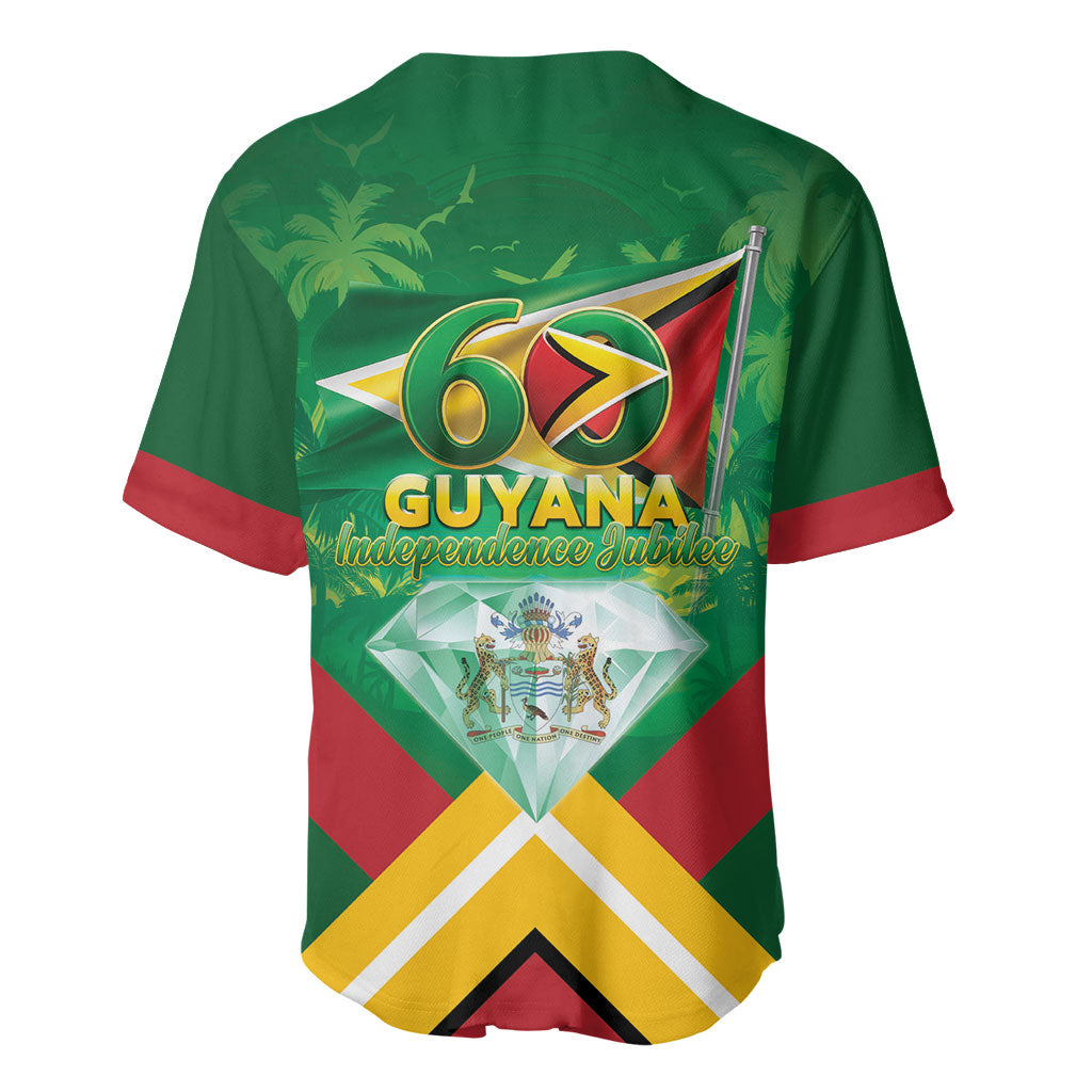 Guyana 60th Independence Diamond Jubilee Baseball Jersey
