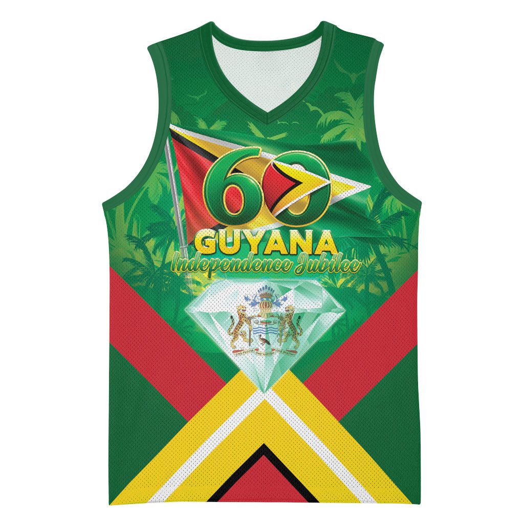 Guyana 60th Independence Diamond Jubilee Basketball Jersey