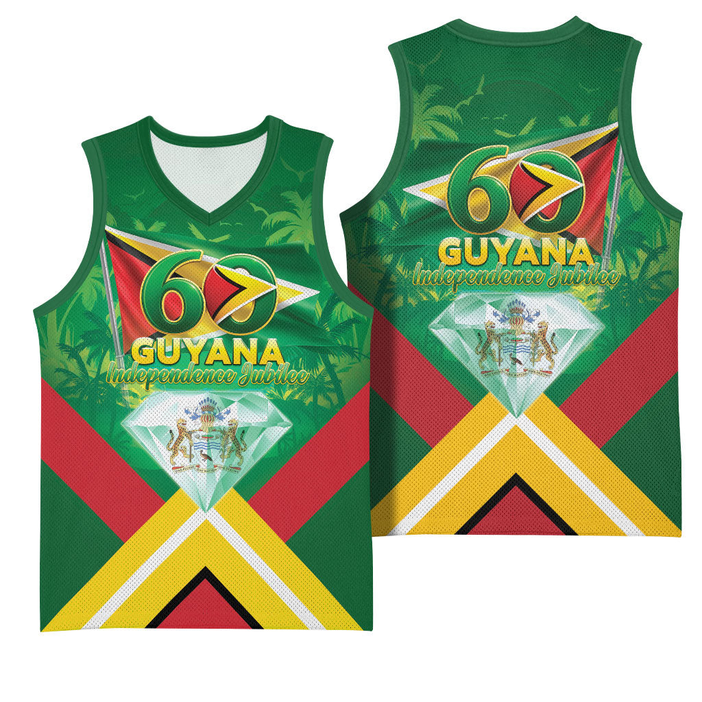 Guyana 60th Independence Diamond Jubilee Basketball Jersey
