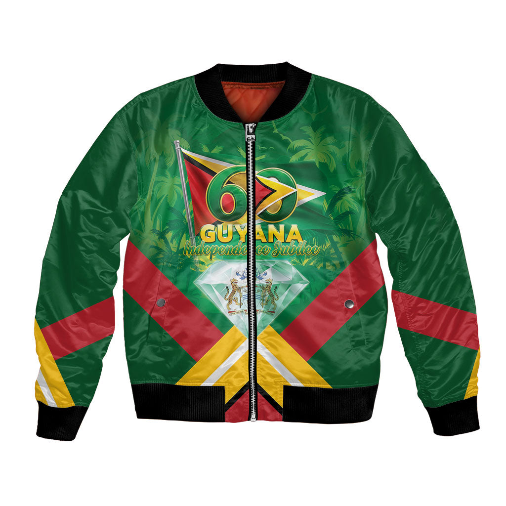 Guyana 60th Independence Diamond Jubilee Bomber Jacket