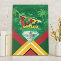 Guyana 60th Independence Diamond Jubilee Canvas Wall Art