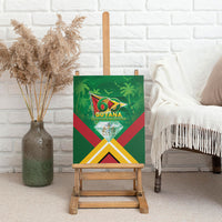 Guyana 60th Independence Diamond Jubilee Canvas Wall Art