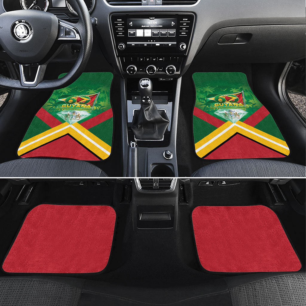 Guyana 60th Independence Diamond Jubilee Car Mats