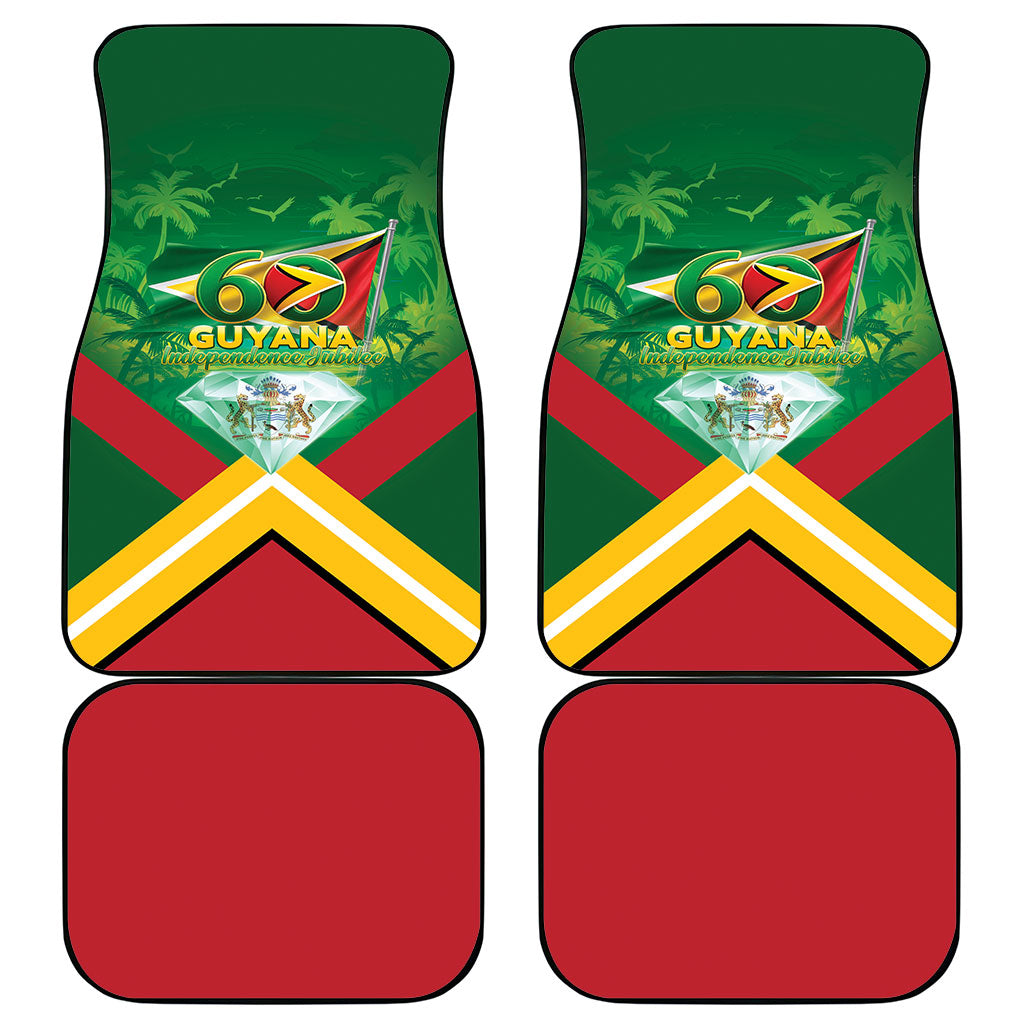 Guyana 60th Independence Diamond Jubilee Car Mats
