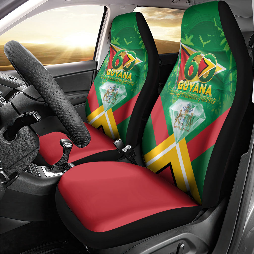Guyana 60th Independence Diamond Jubilee Car Seat Cover