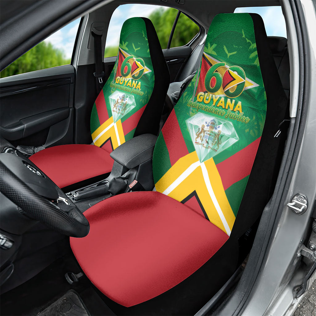 Guyana 60th Independence Diamond Jubilee Car Seat Cover