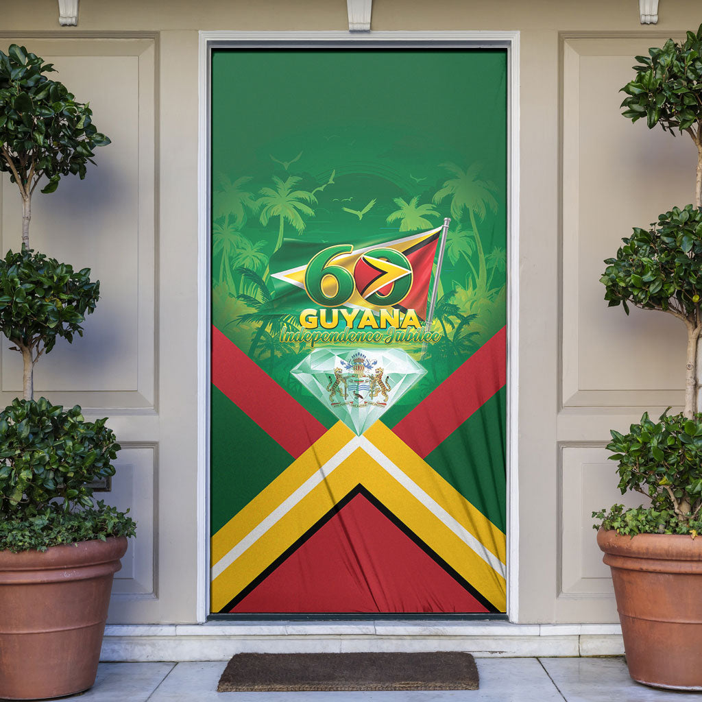 Guyana 60th Independence Diamond Jubilee Door Cover