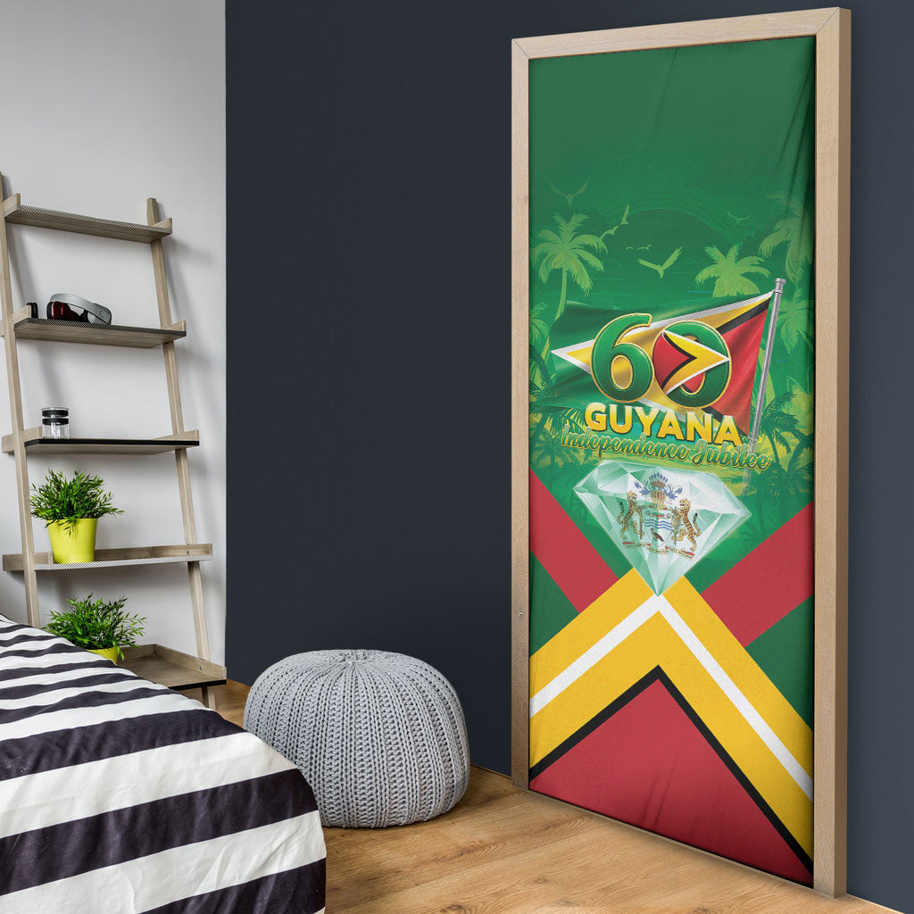 Guyana 60th Independence Diamond Jubilee Door Cover