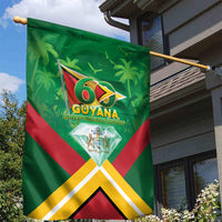 Guyana 60th Independence Diamond Jubilee Garden Flag