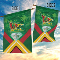 Guyana 60th Independence Diamond Jubilee Garden Flag