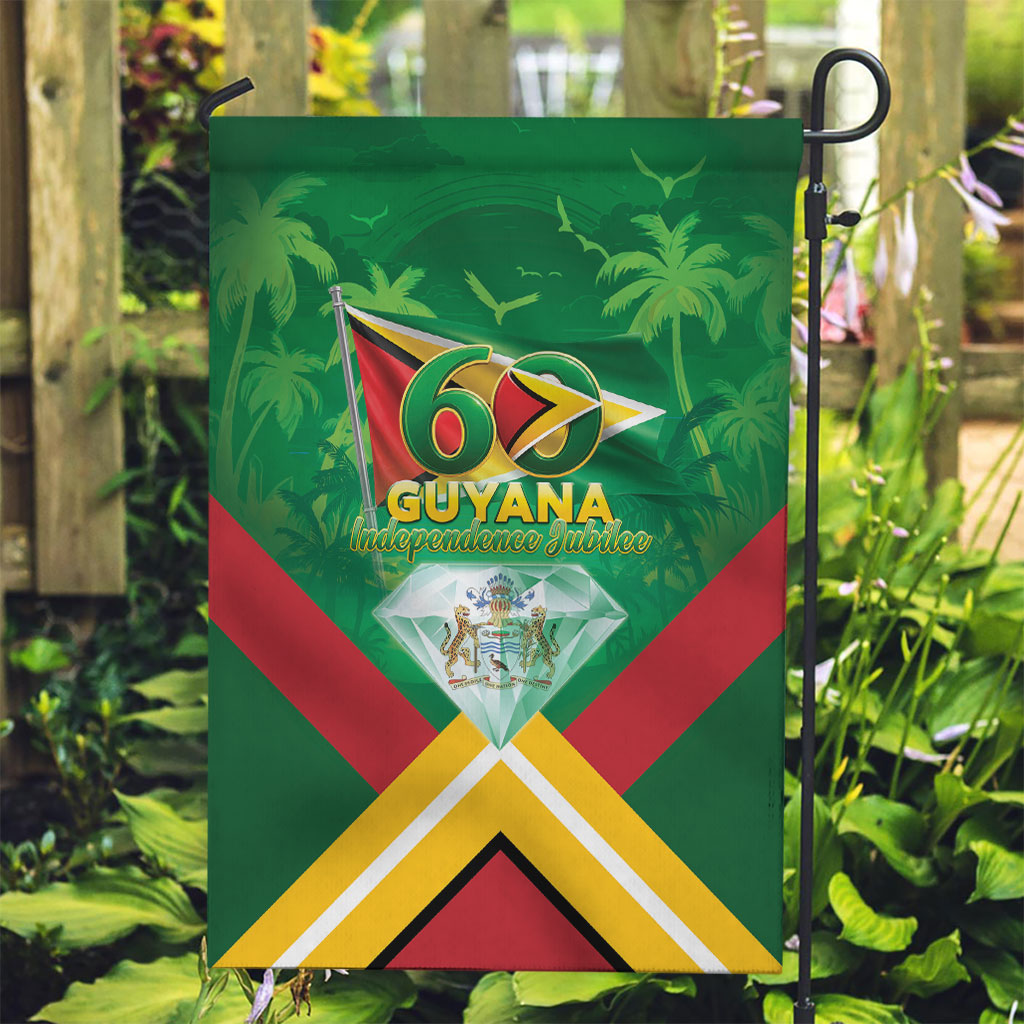 Guyana 60th Independence Diamond Jubilee Garden Flag