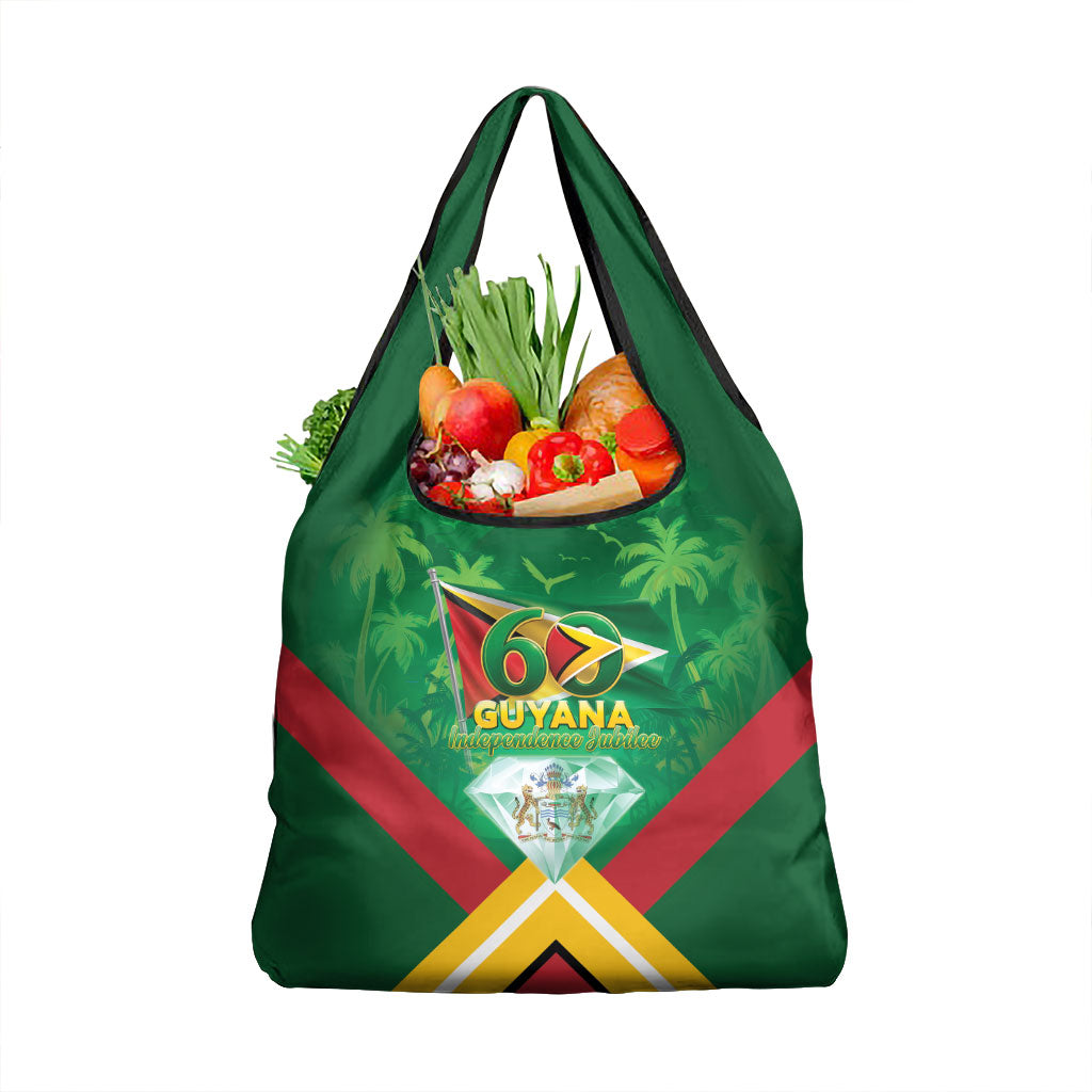 Guyana 60th Independence Diamond Jubilee Grocery Bag
