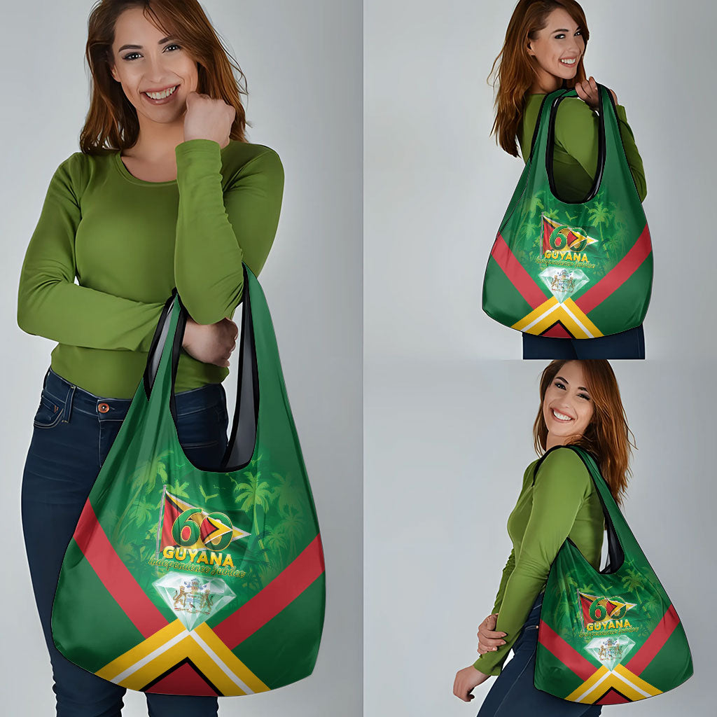 Guyana 60th Independence Diamond Jubilee Grocery Bag