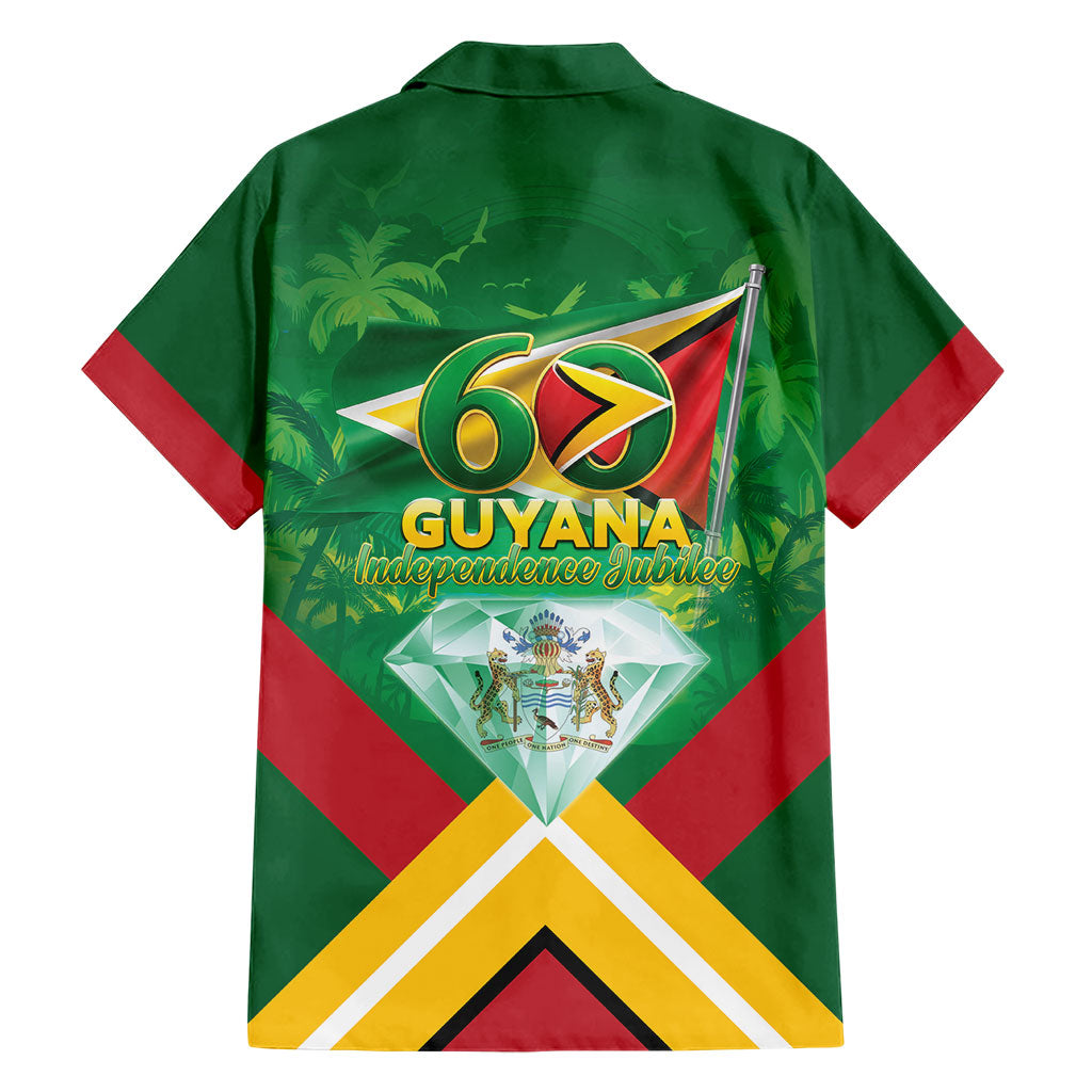 Guyana 60th Independence Diamond Jubilee Hawaiian Shirt