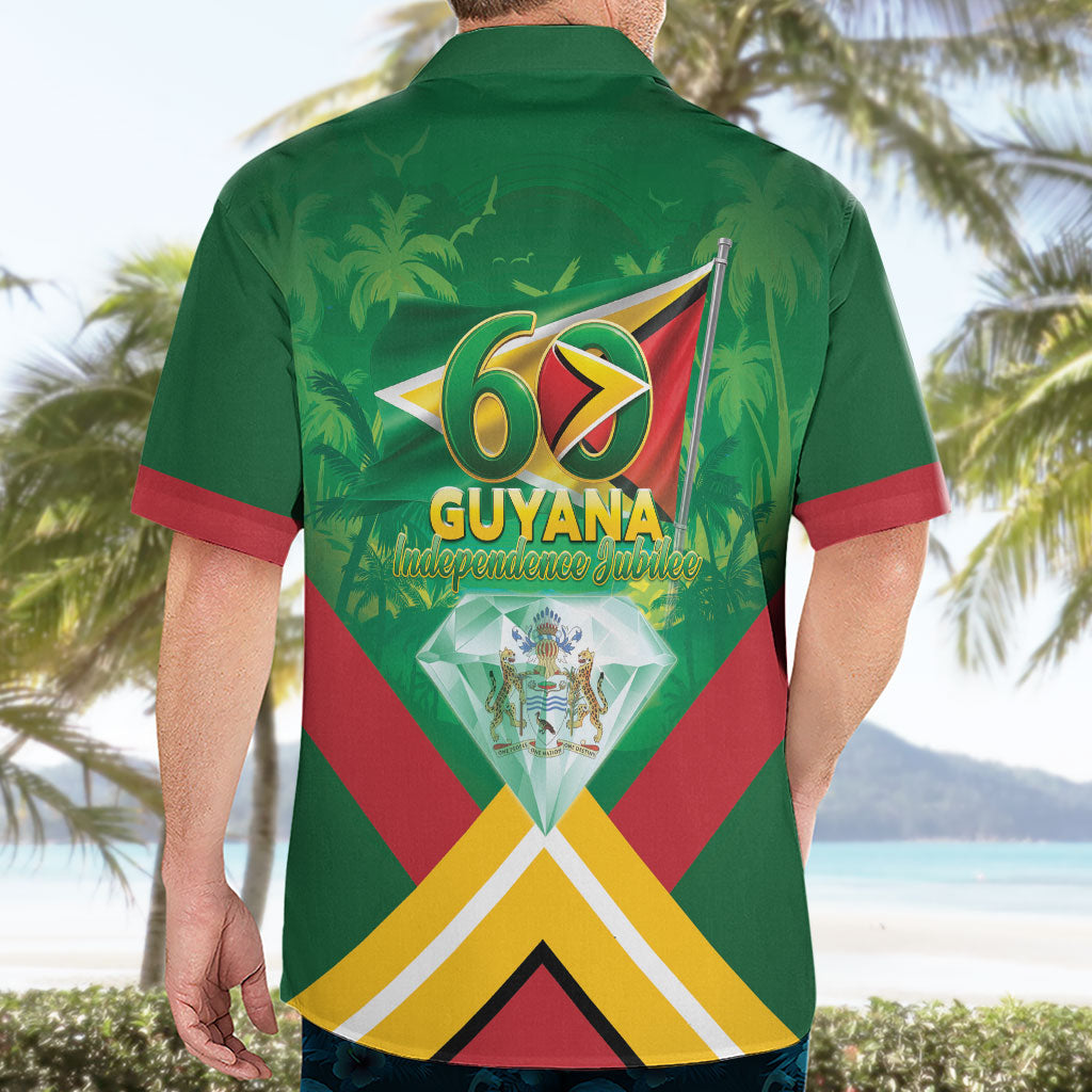 Guyana 60th Independence Diamond Jubilee Hawaiian Shirt