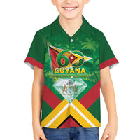 Guyana 60th Independence Diamond Jubilee Hawaiian Shirt