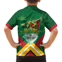 Guyana 60th Independence Diamond Jubilee Hawaiian Shirt