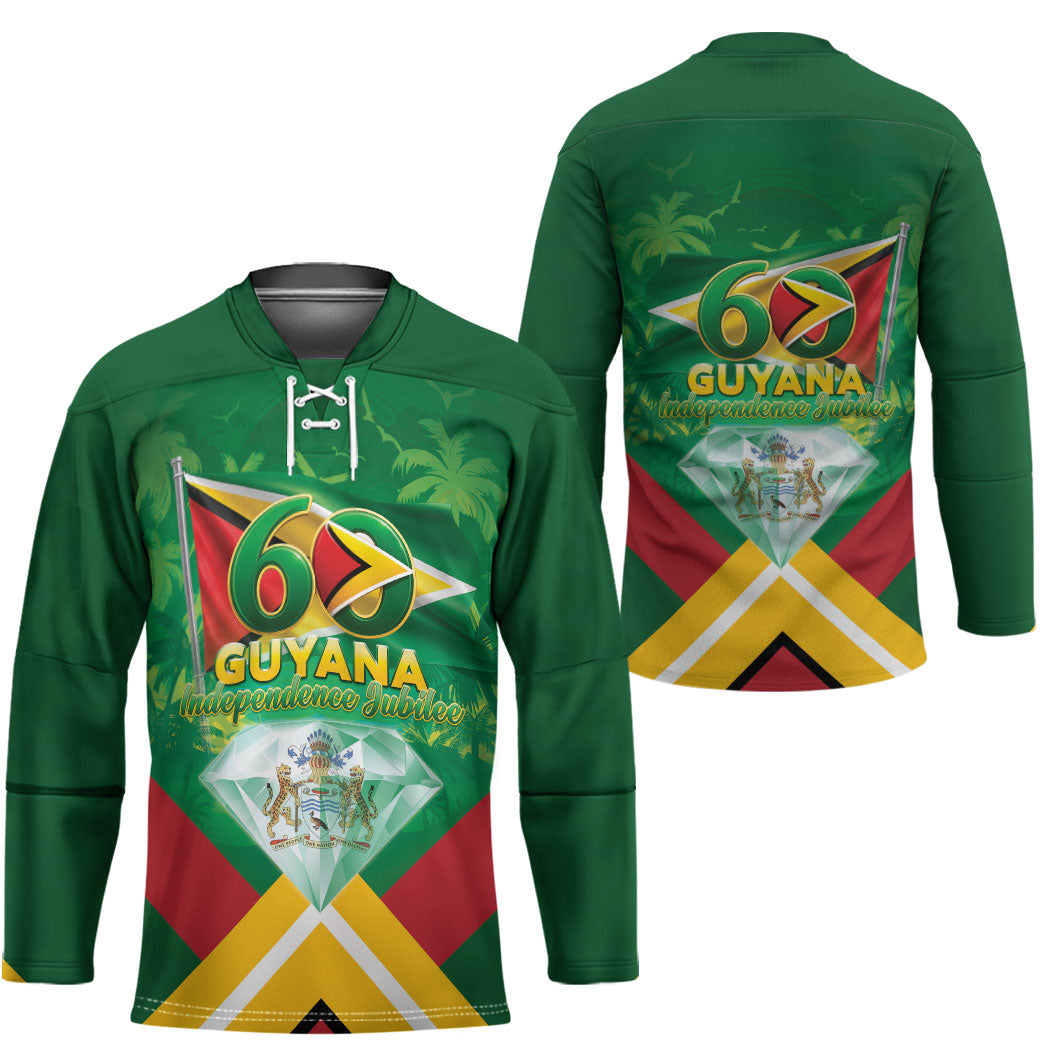 Guyana 60th Independence Diamond Jubilee Hockey Jersey
