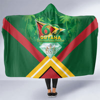 Guyana 60th Independence Diamond Jubilee Hooded Blanket
