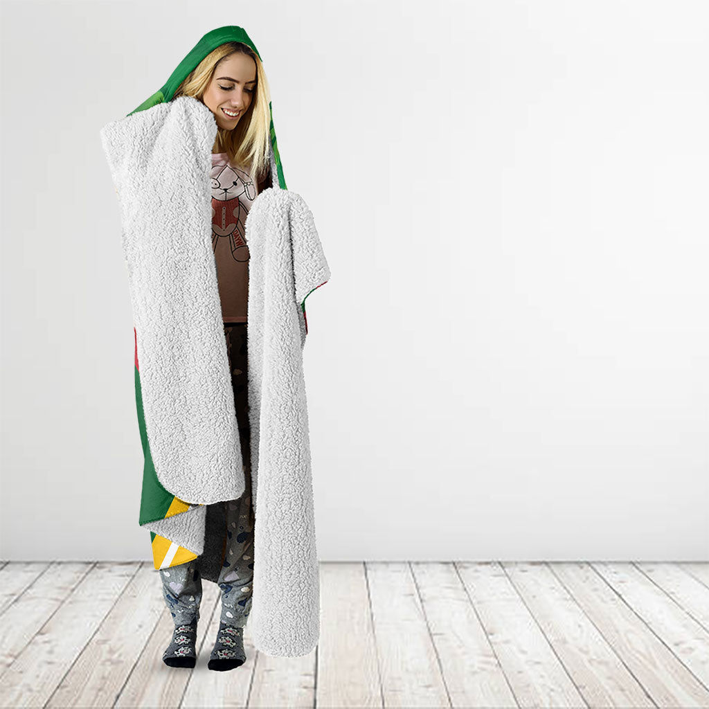 Guyana 60th Independence Diamond Jubilee Hooded Blanket
