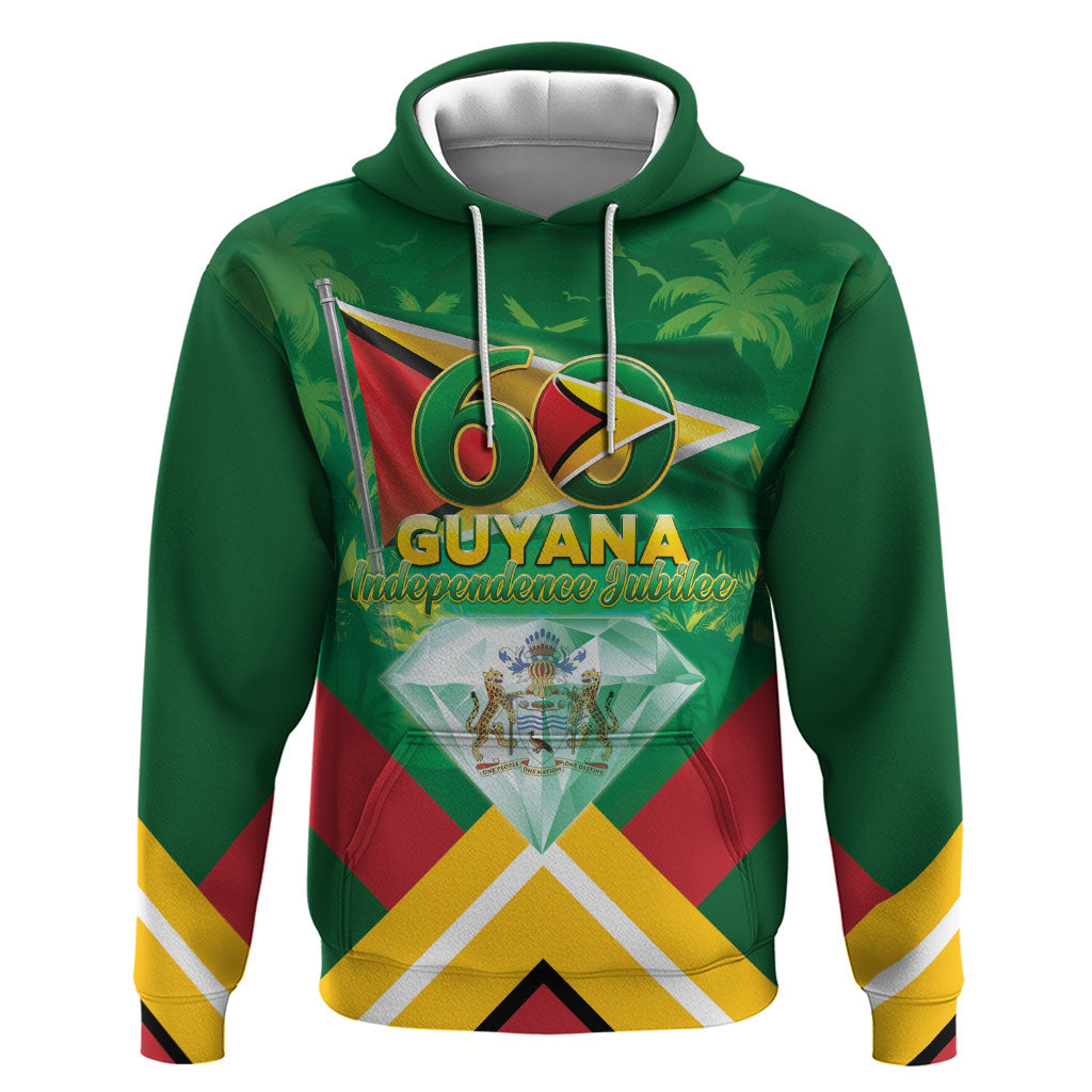 Guyana 60th Independence Diamond Jubilee Hoodie