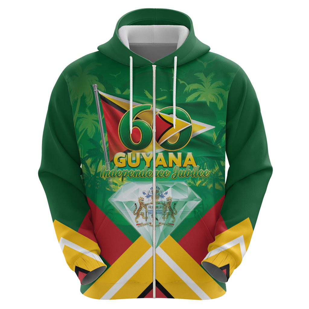Guyana 60th Independence Diamond Jubilee Hoodie