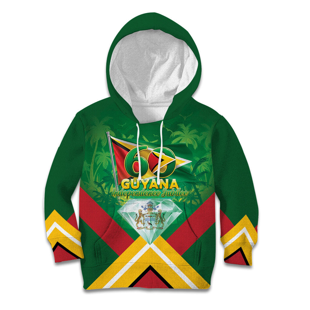 Guyana 60th Independence Diamond Jubilee Kid Hoodie