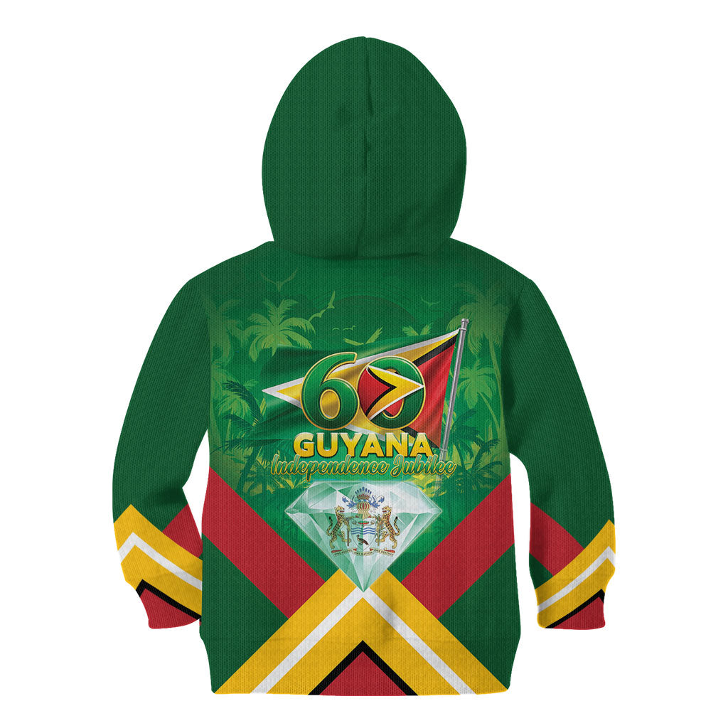 Guyana 60th Independence Diamond Jubilee Kid Hoodie