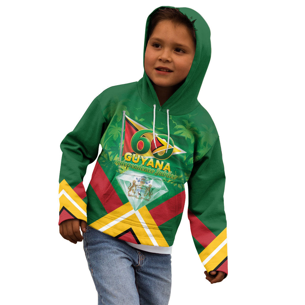Guyana 60th Independence Diamond Jubilee Kid Hoodie