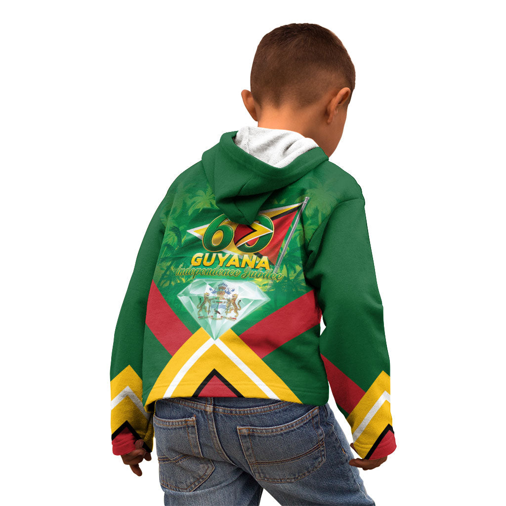 Guyana 60th Independence Diamond Jubilee Kid Hoodie